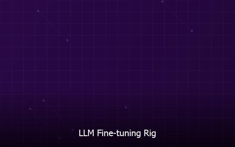 LLM Fine-tuning Rig